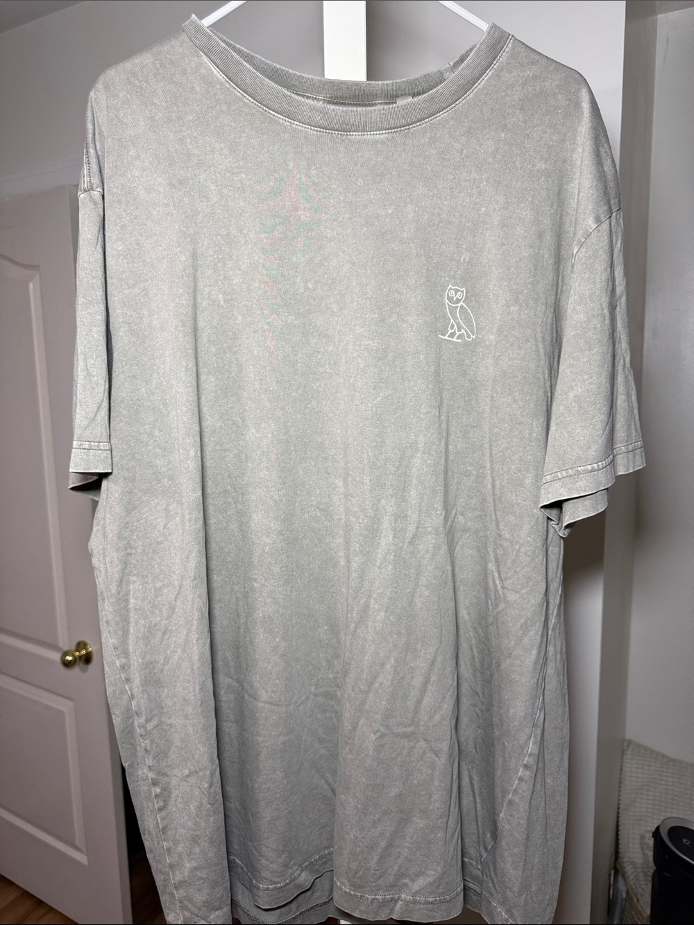 Men's Gray Owl Logo T-Shirt by OVO